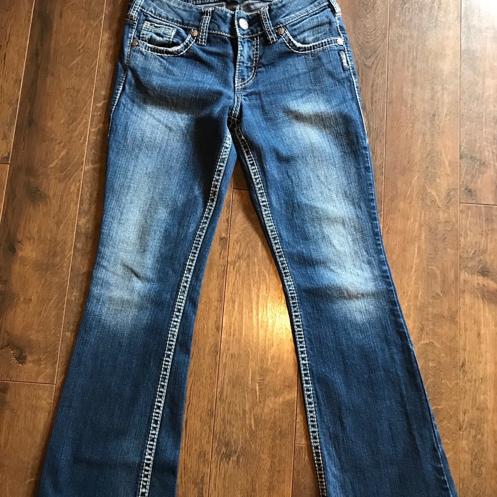 Women’s Silver SukI Jeans sz 26x30 - Picture 2 of 7